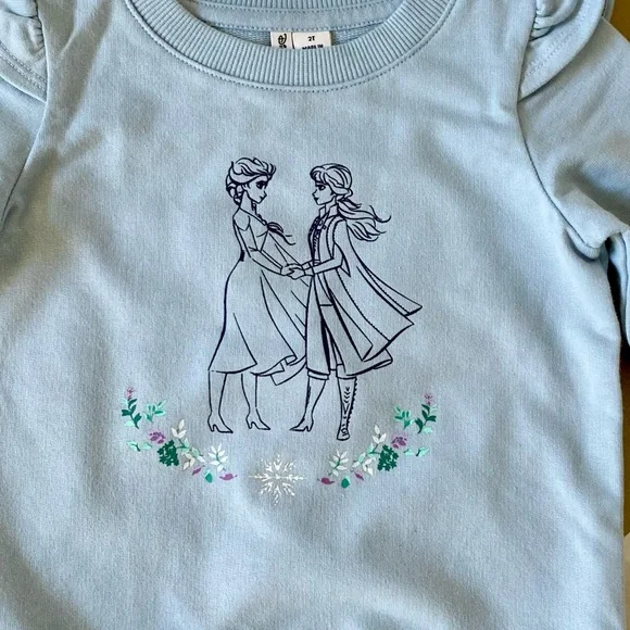 Janie and Jack X Frozen sweatshirt - Picture 2 of 3